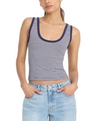 Good American Super Stretch Ringer Tank Top