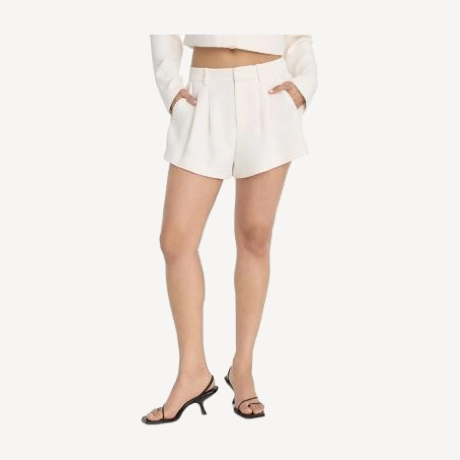 Good American Luxe Suiting Trouser Shorts