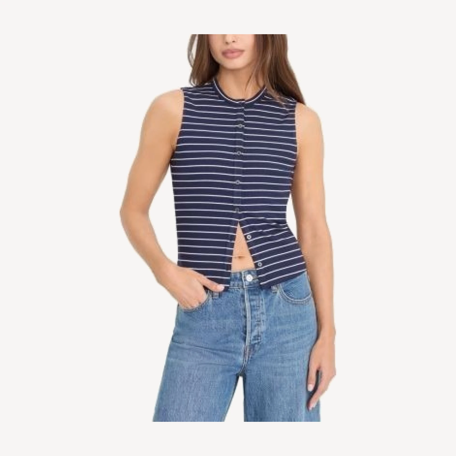 Good American The Rib Splay Top