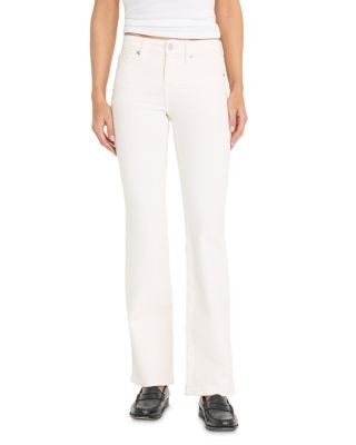 Good American Good Low Rise Bootcut Jeans in White001