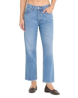 Good American Weightless Boyfriend High Rise Ankle Jeans in Indigo961