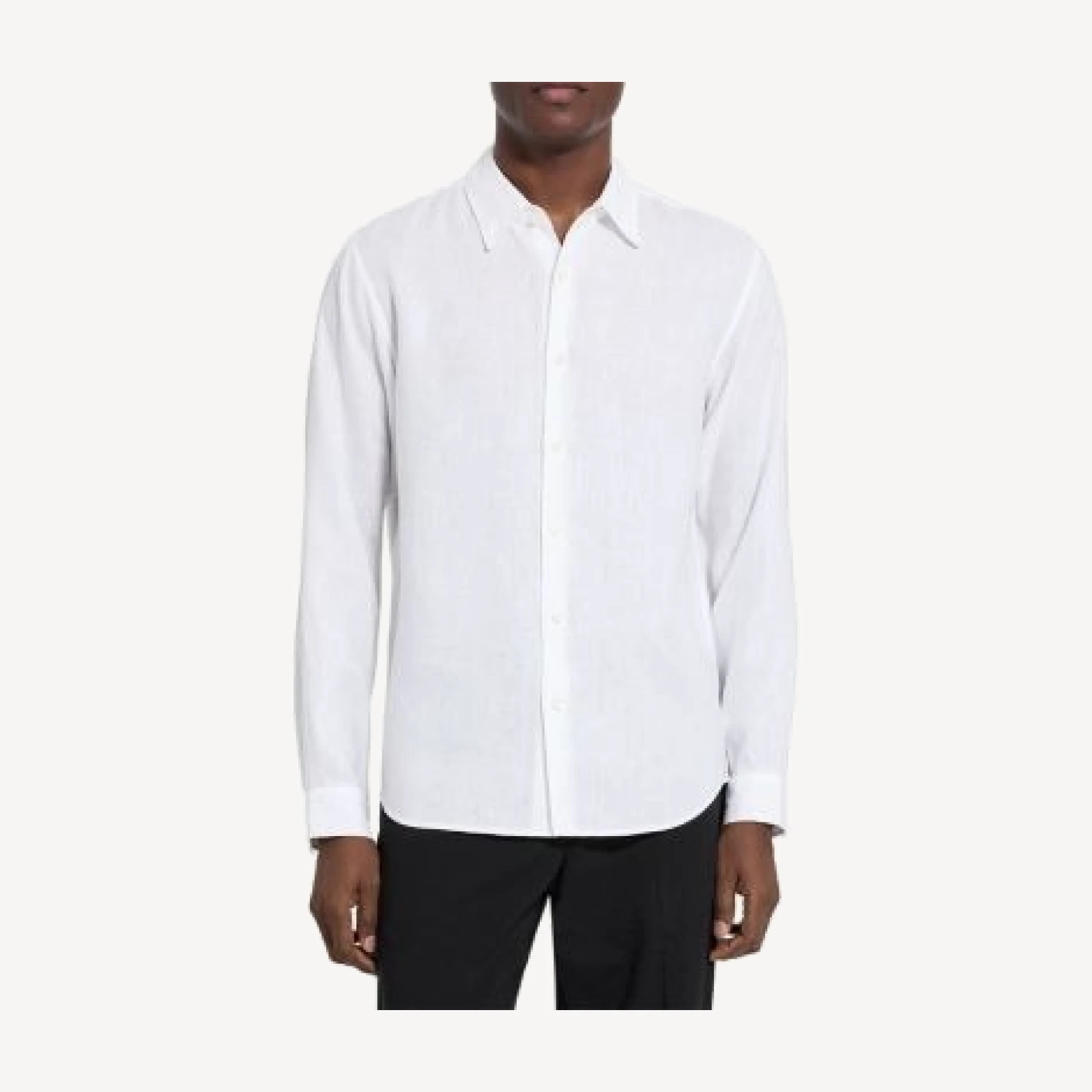 Theory Irving Shirt in Relaxed Linen