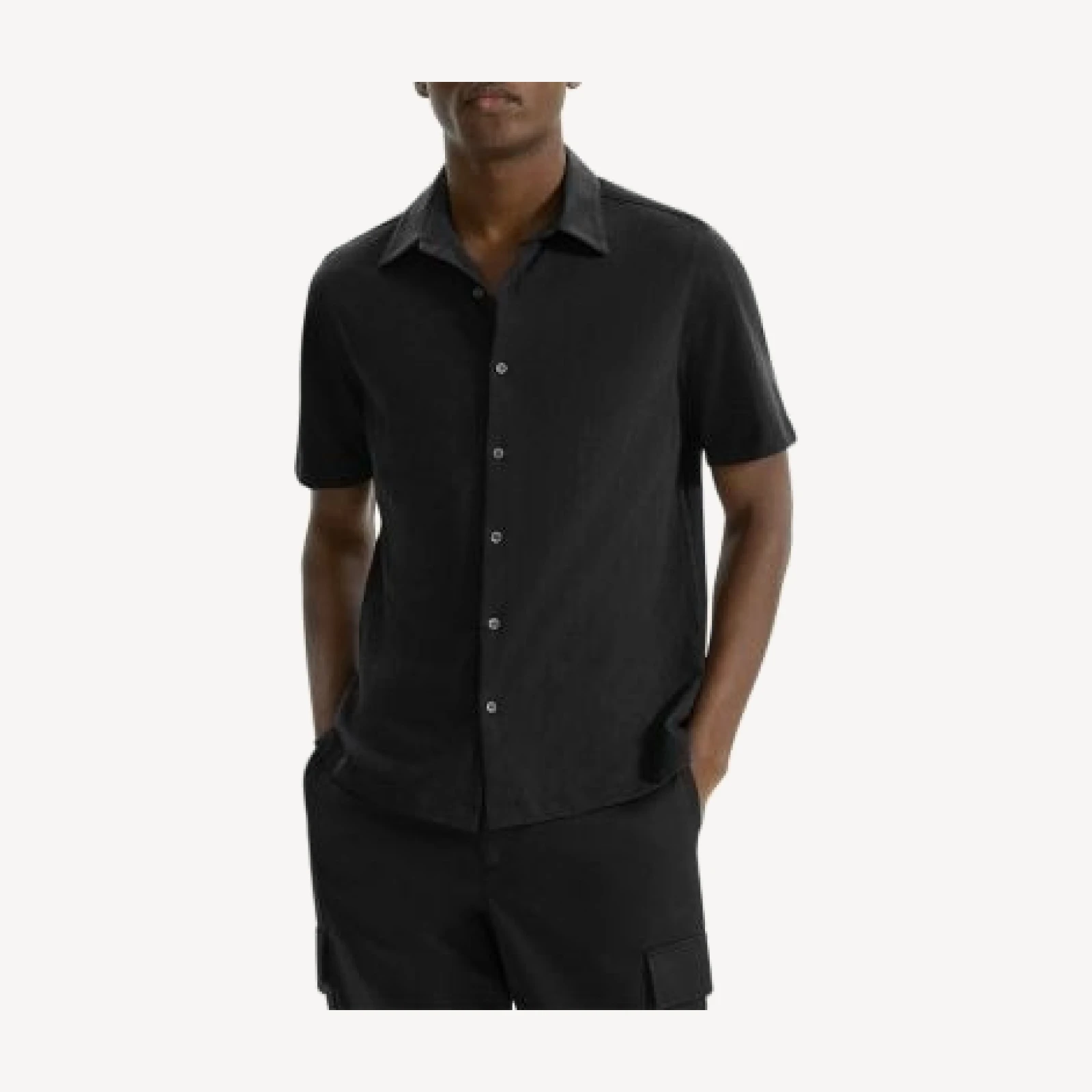 Theory Noran Cotton Regular Fit Button Down Shirt