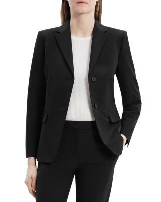 Theory Single Breasted Slim Fit Blazer