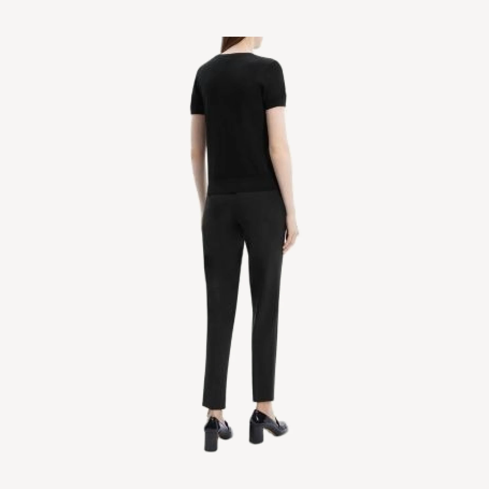 Theory Lightweight Wool Short Sleeve Top