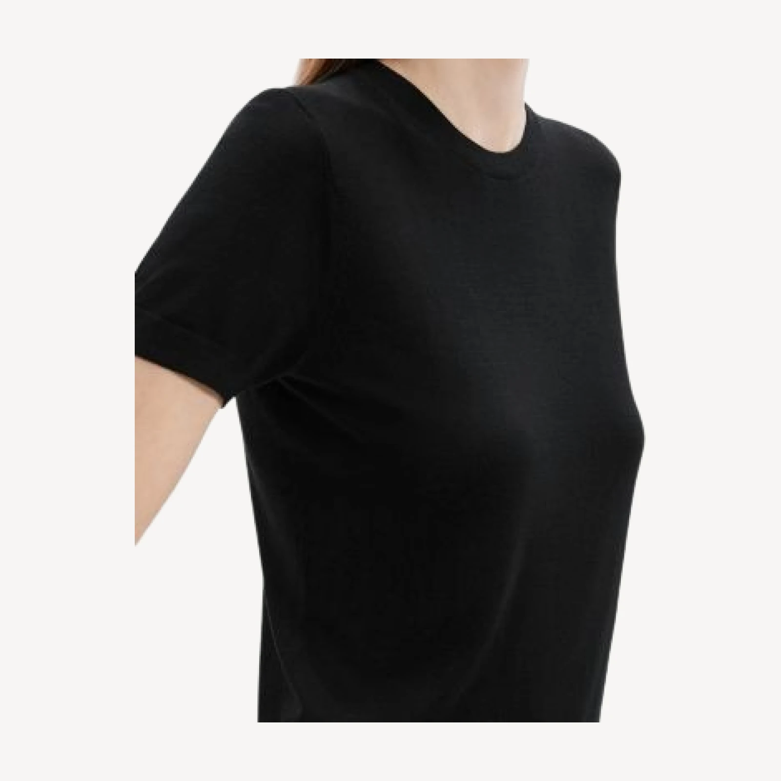Theory Lightweight Wool Short Sleeve Top