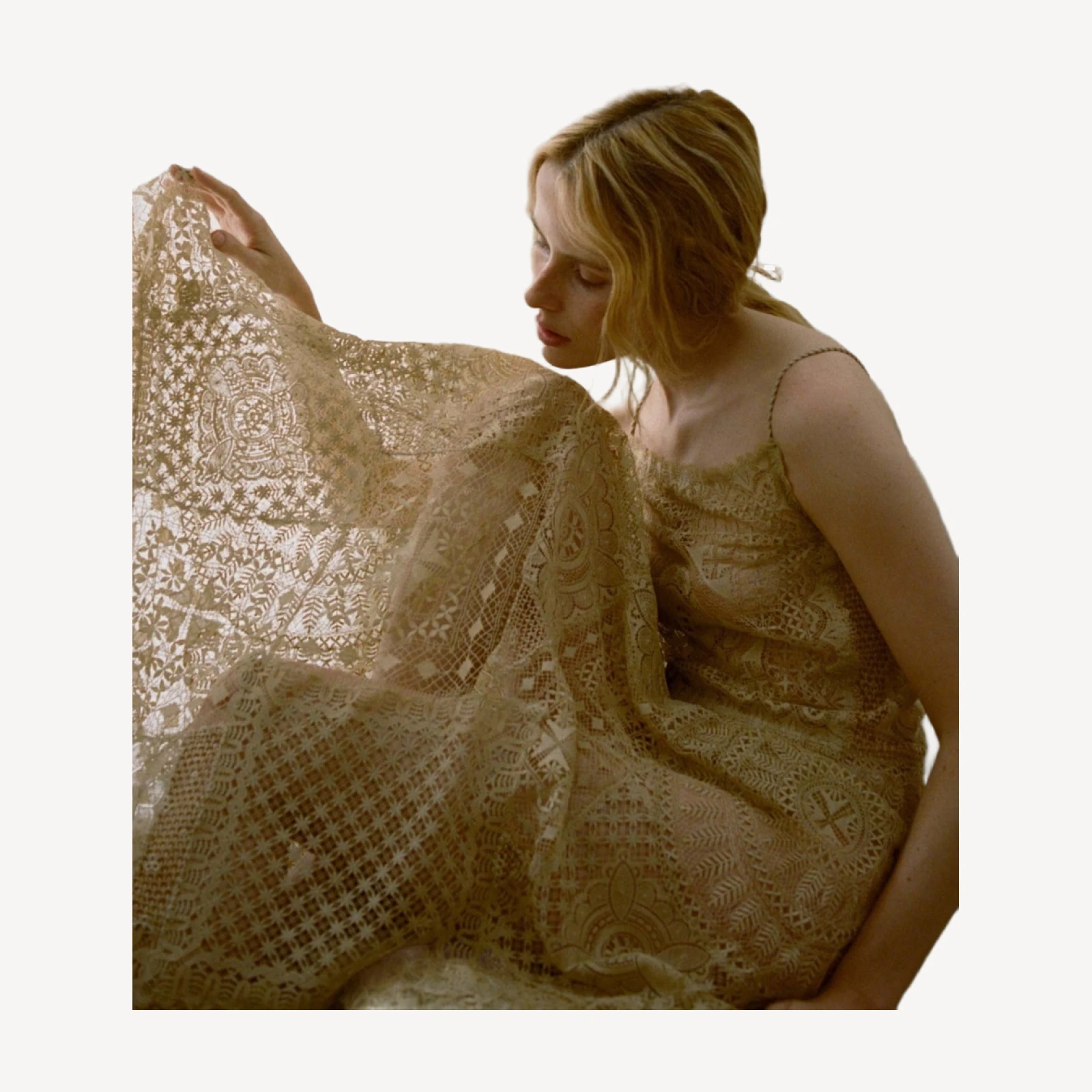 HANDKERCHIEF ANNIVERSARY DRESS -- PAILLE