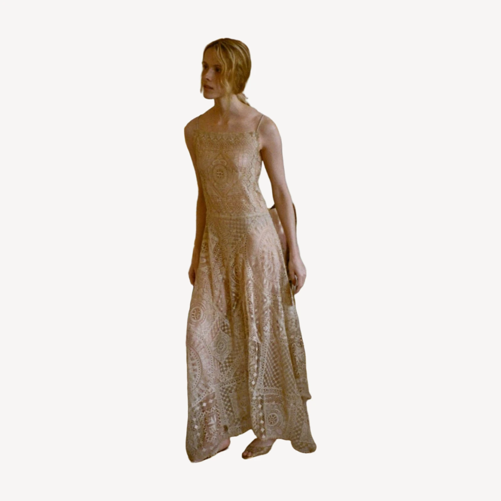HANDKERCHIEF ANNIVERSARY DRESS -- PAILLE