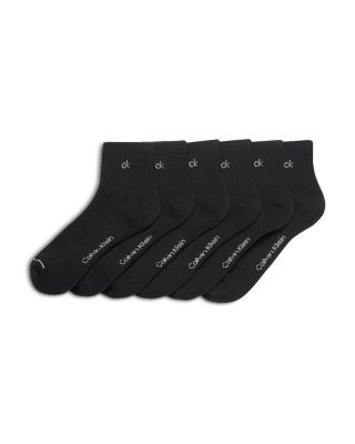 Calvin Klein Ck Quarter Socks, Pack of 6