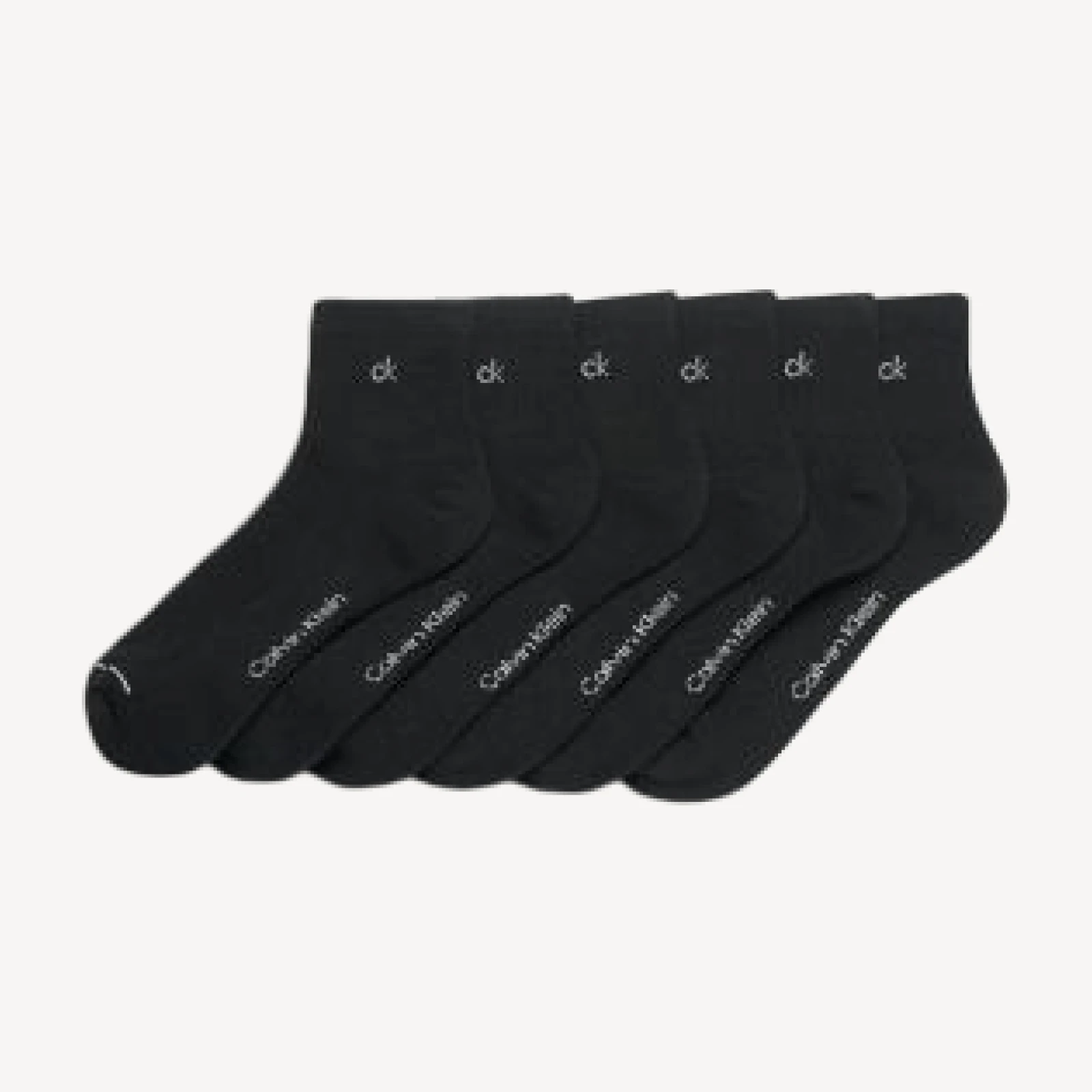 Calvin Klein Ck Quarter Socks, Pack of 6