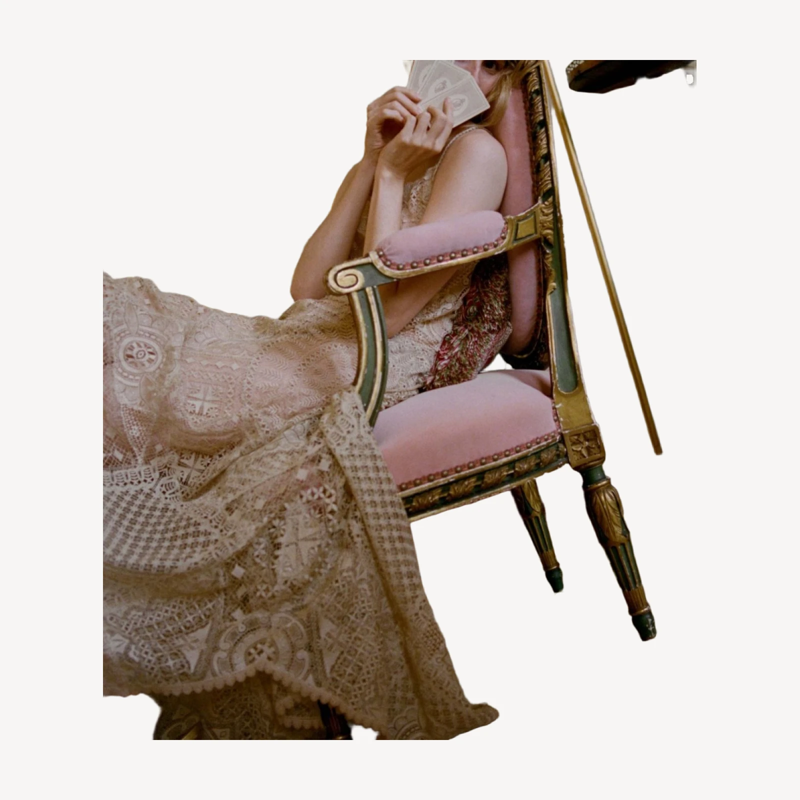HANDKERCHIEF ANNIVERSARY DRESS -- PAILLE