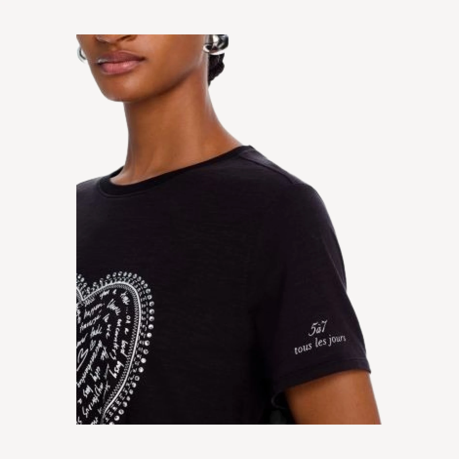 Cinq a Sept Love Letter Crewneck Tee