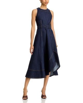 Cinq a Sept Zelda Denim Midi Dress