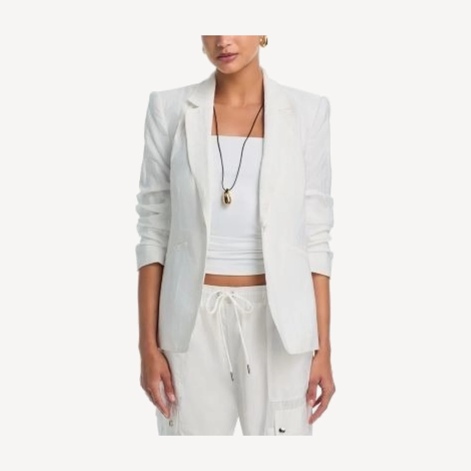 Cinq a Sept Tumbled Woven Khloe Blazer
