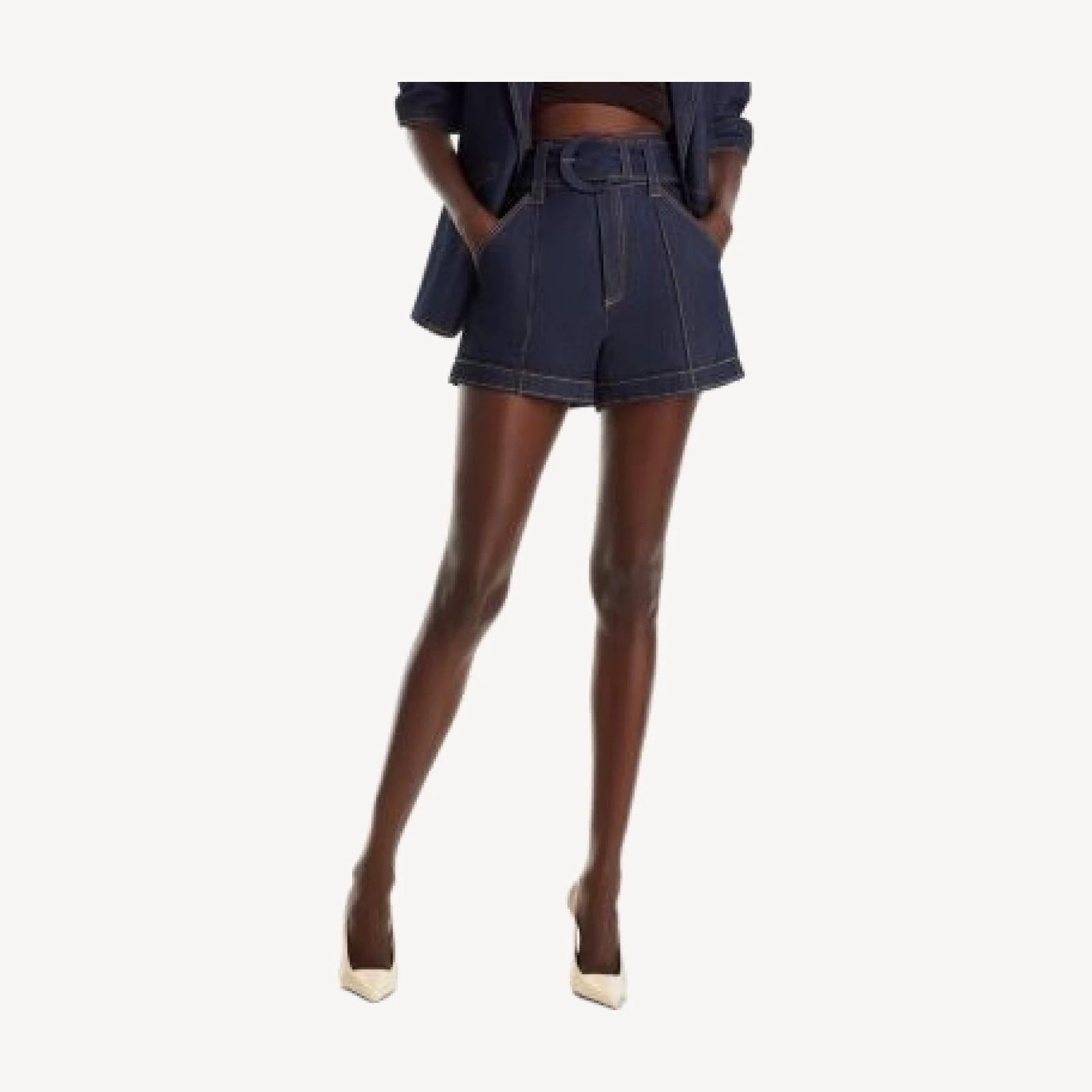 Cinq a Sept Aldi Denim Shorts