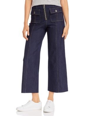 Cinq a Sept Cropped Azure Jeans in Indigo