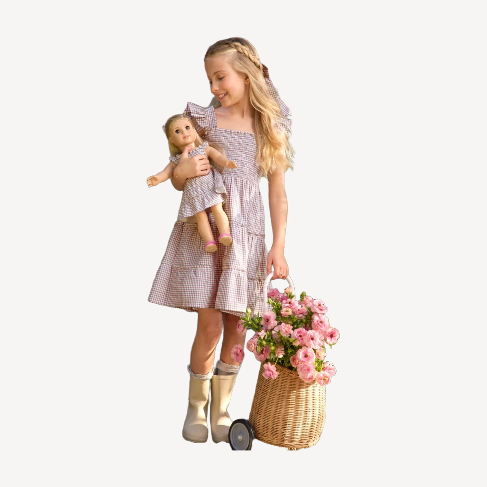 The American Girl® x Hill House Tiny Ellie Nap Dress - Samantha's Historical Print