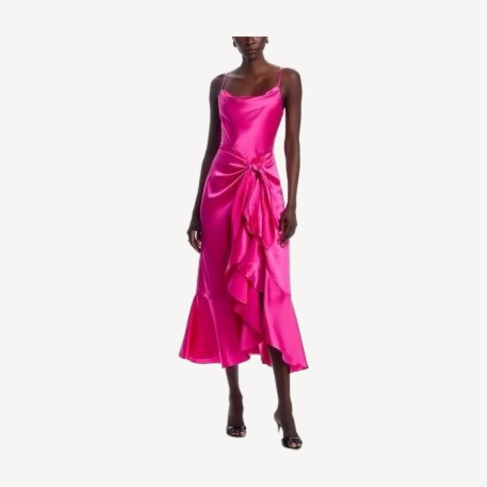 Cinq a Sept Vivienda Silk Ruffled Dress