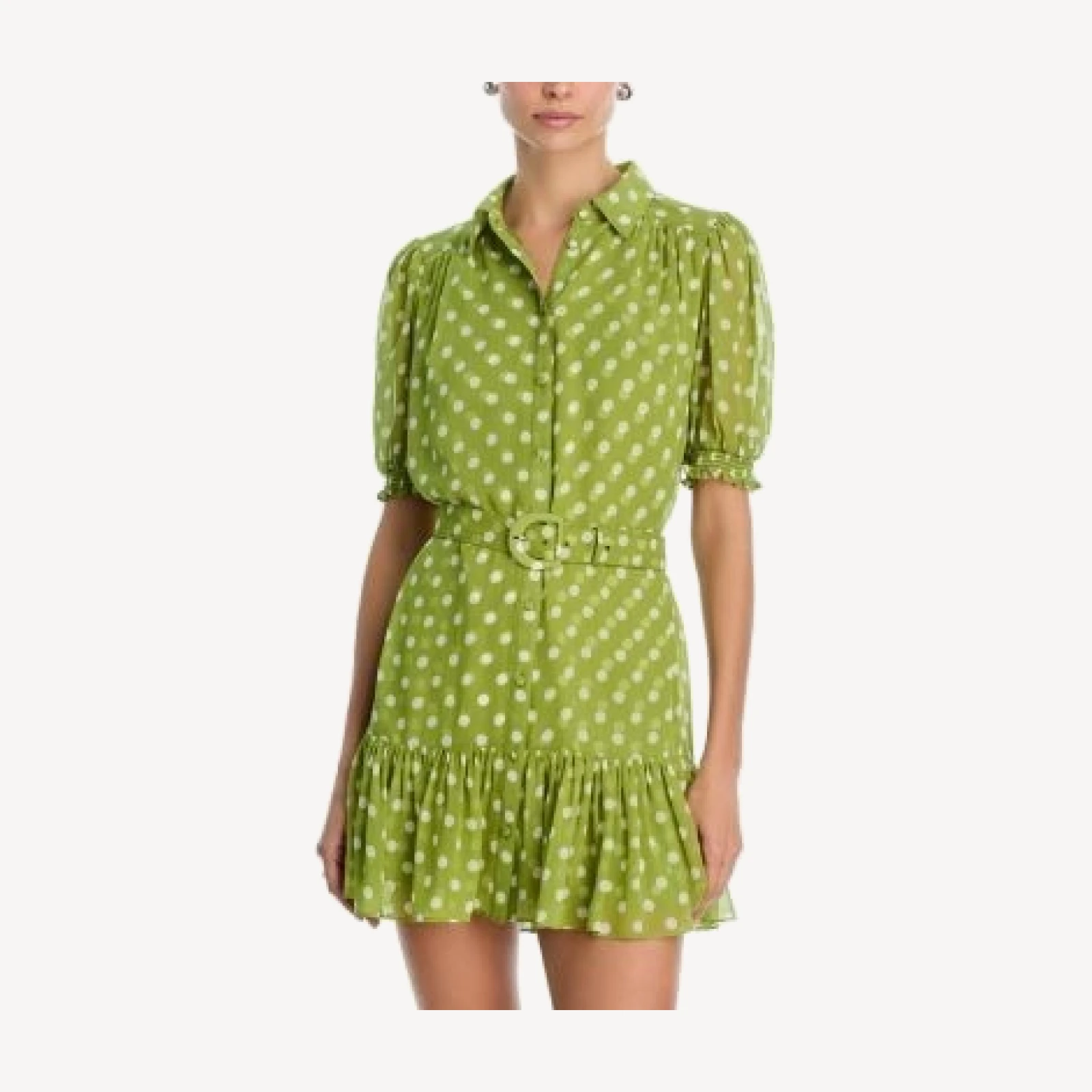 Cinq a Sept Camille Belted Mini Dress