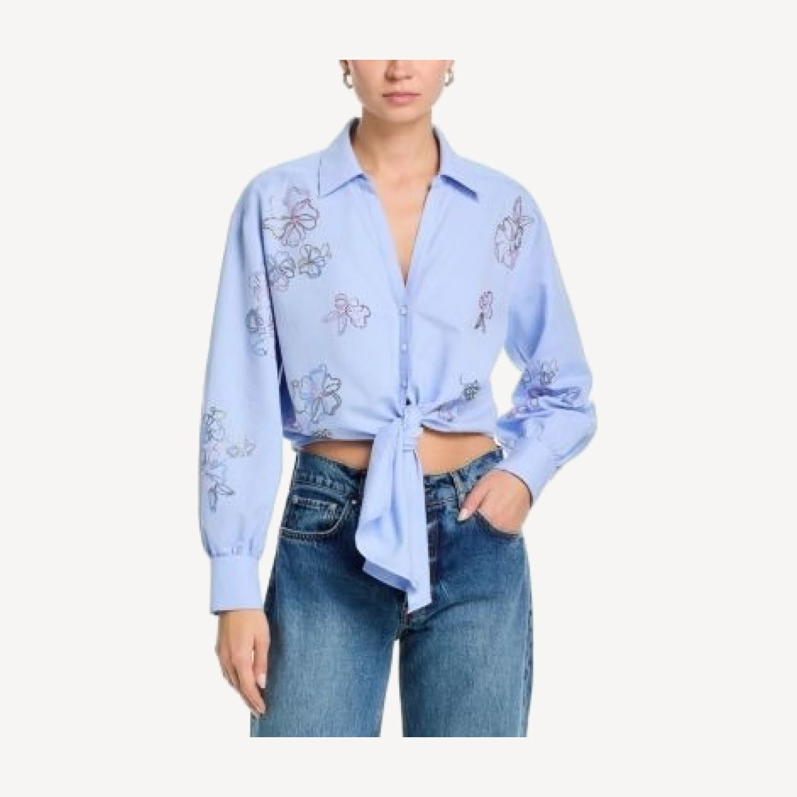 Cinq a Sept Blooming Linework Marianna Top
