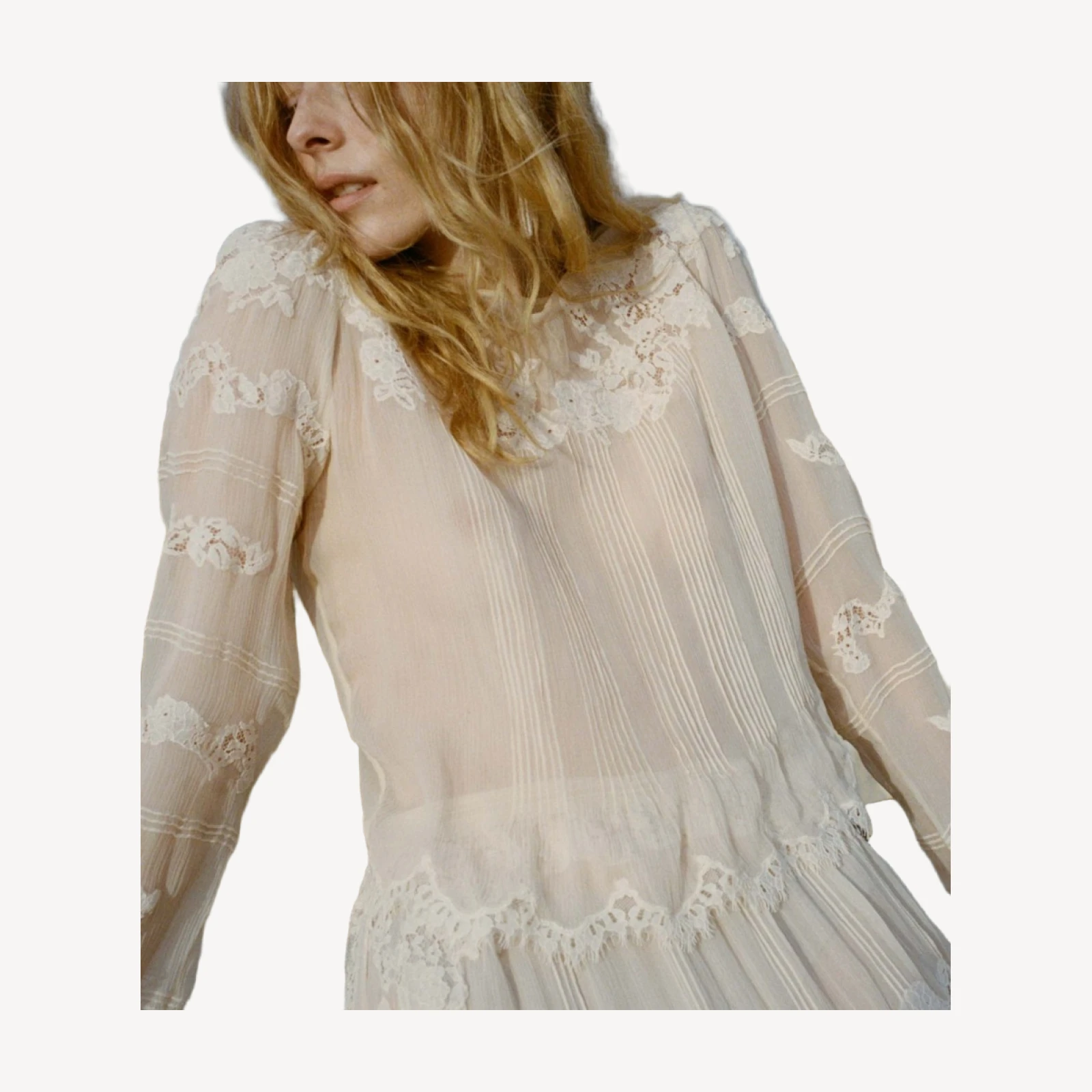 ALBERTINE ANNIVERSARY TOP -- CANDLELIGHT