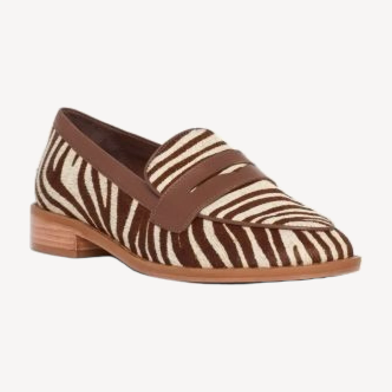 Cinq a Sept Women's Gretta Zebra Calf Hair Loafers