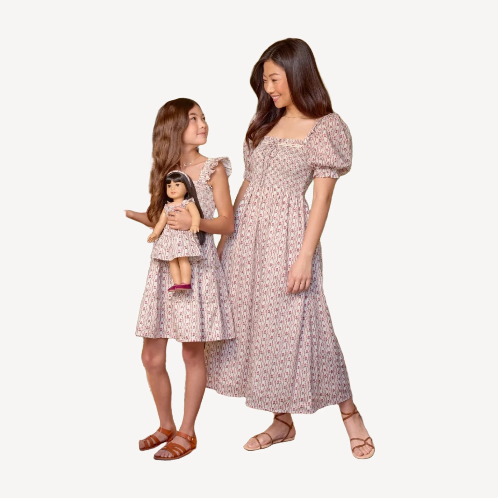 The American Girl® x Hill House Scarlett Nap Dress - Felicity's Historical Print