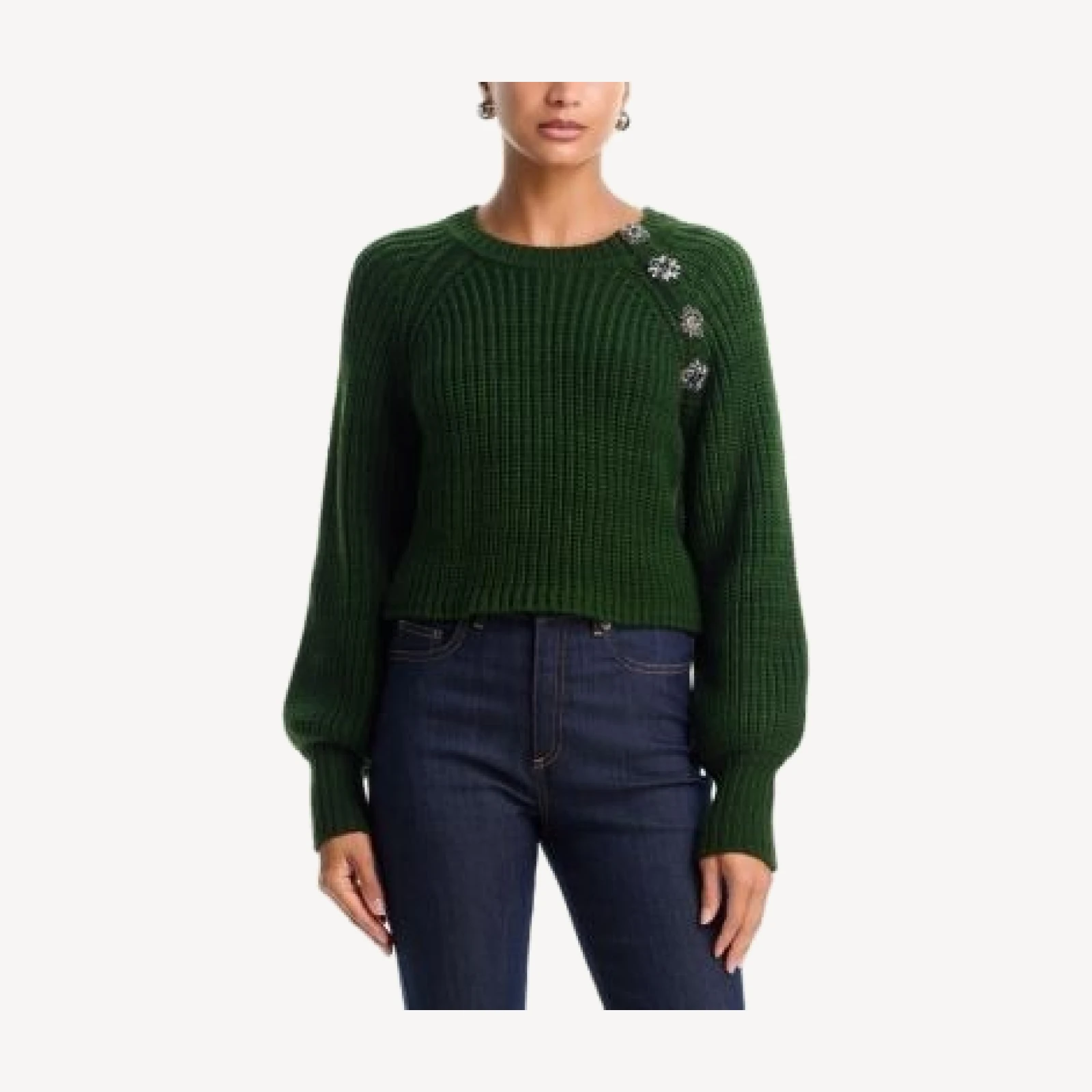 Cinq a Sept Keren Baroque Embellished Sweater