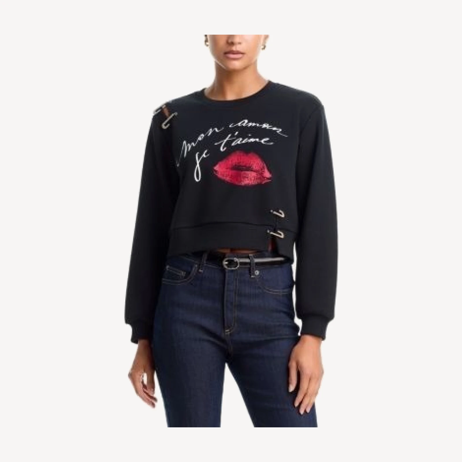 Cinq a Sept Savina Safety Pin Sweatshirt