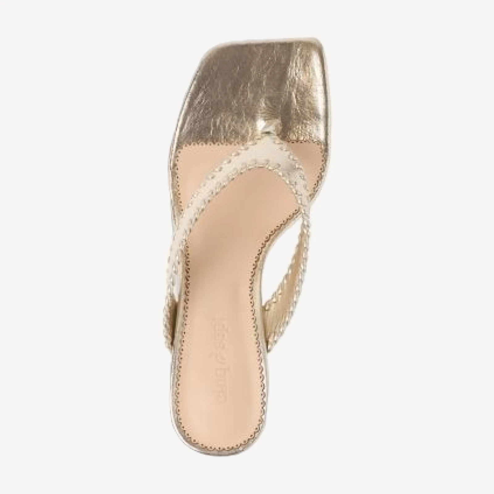 Cinq a Sept Women's Frankie Metallic Kitten Heel Sandals