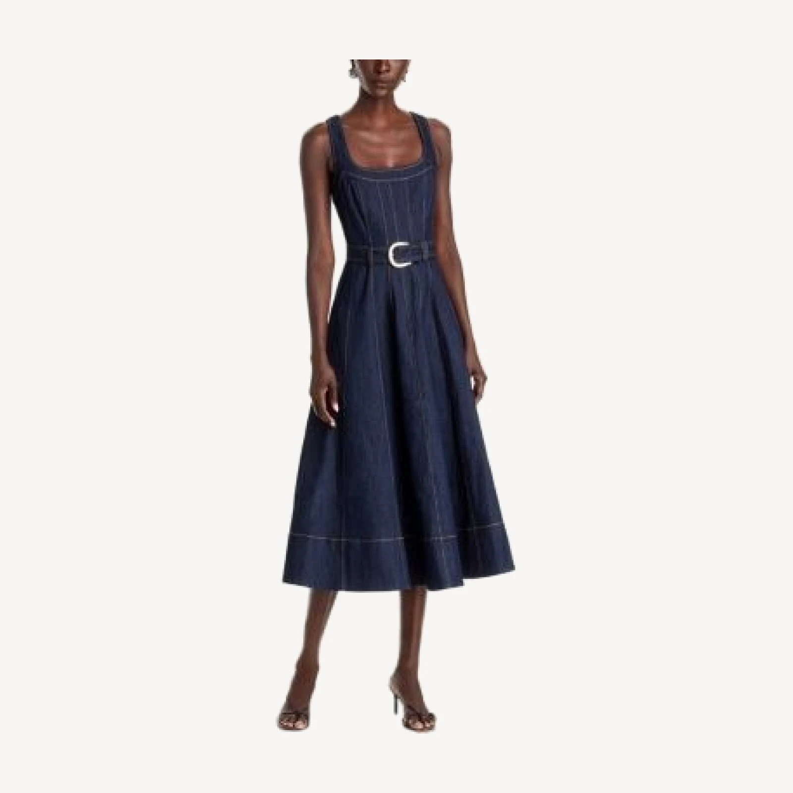 Cinq a Sept Cambree Belted Midi Dress