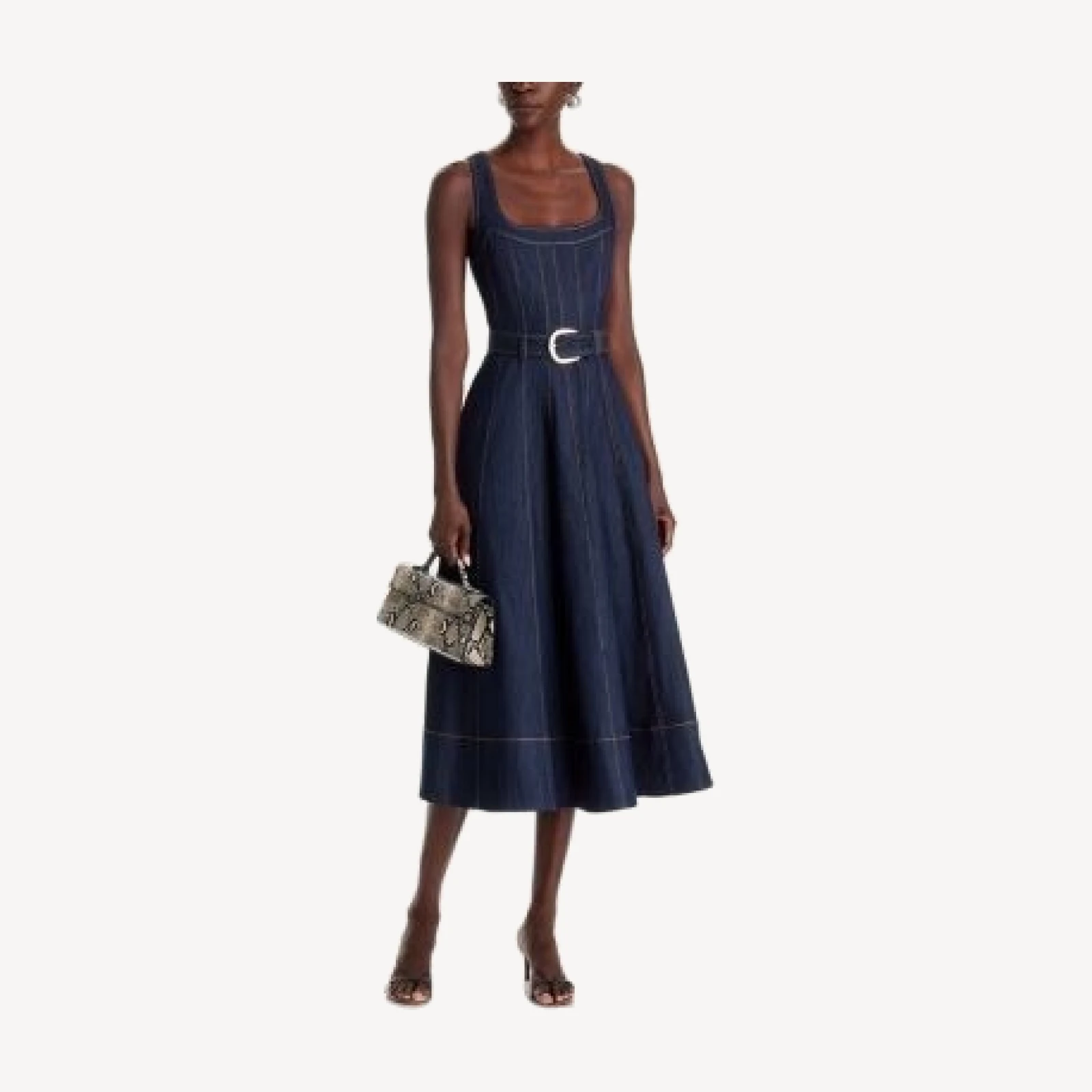 Cinq a Sept Cambree Belted Midi Dress