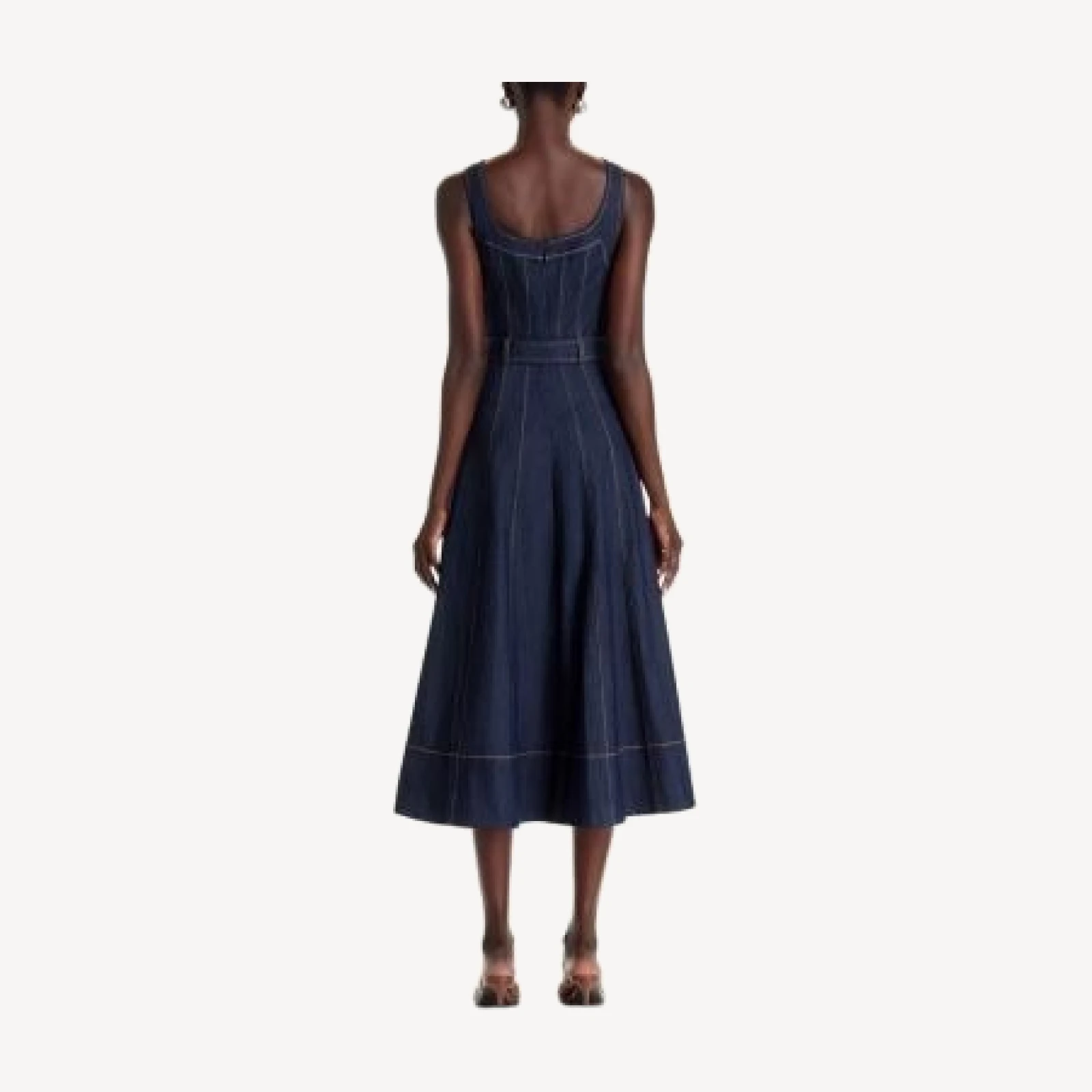 Cinq a Sept Cambree Belted Midi Dress
