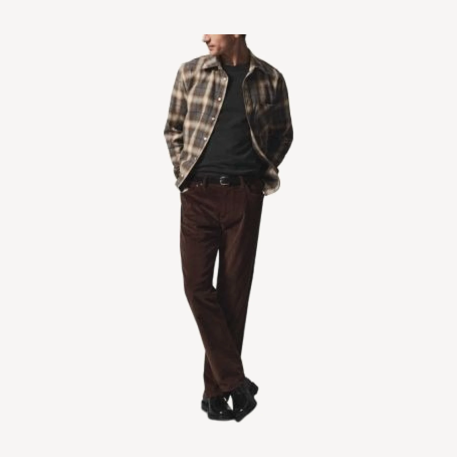 Citizens of Humanity Cairo Cascade Plaid Cotton Shirt