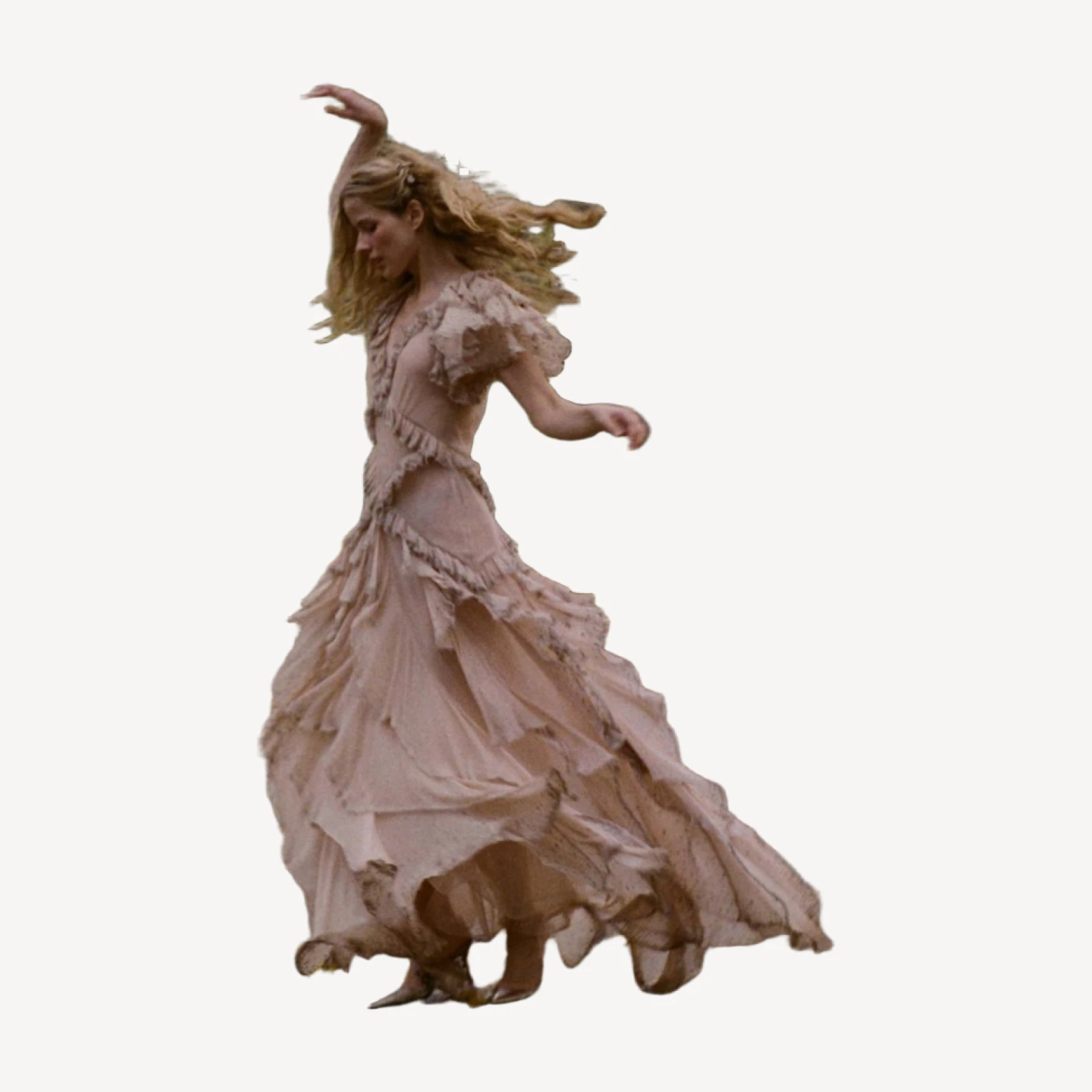 ANTOINETTE ANNIVERSARY DRESS -- ANTIQUE BLUSH