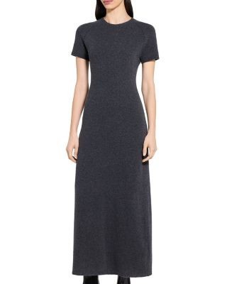 Theory Raglan Sleeve Sweater Dress in Wool Blend