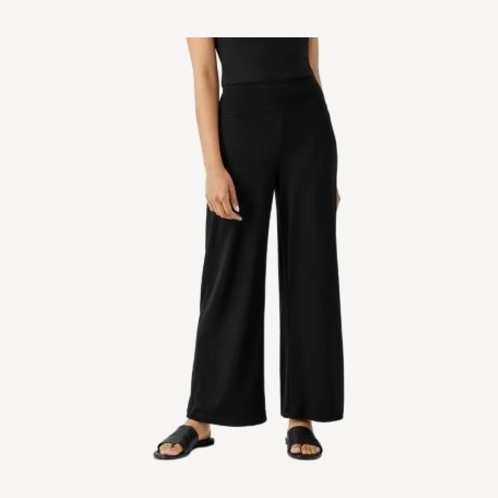 Eileen Fisher High Waisted Wide Leg Pants