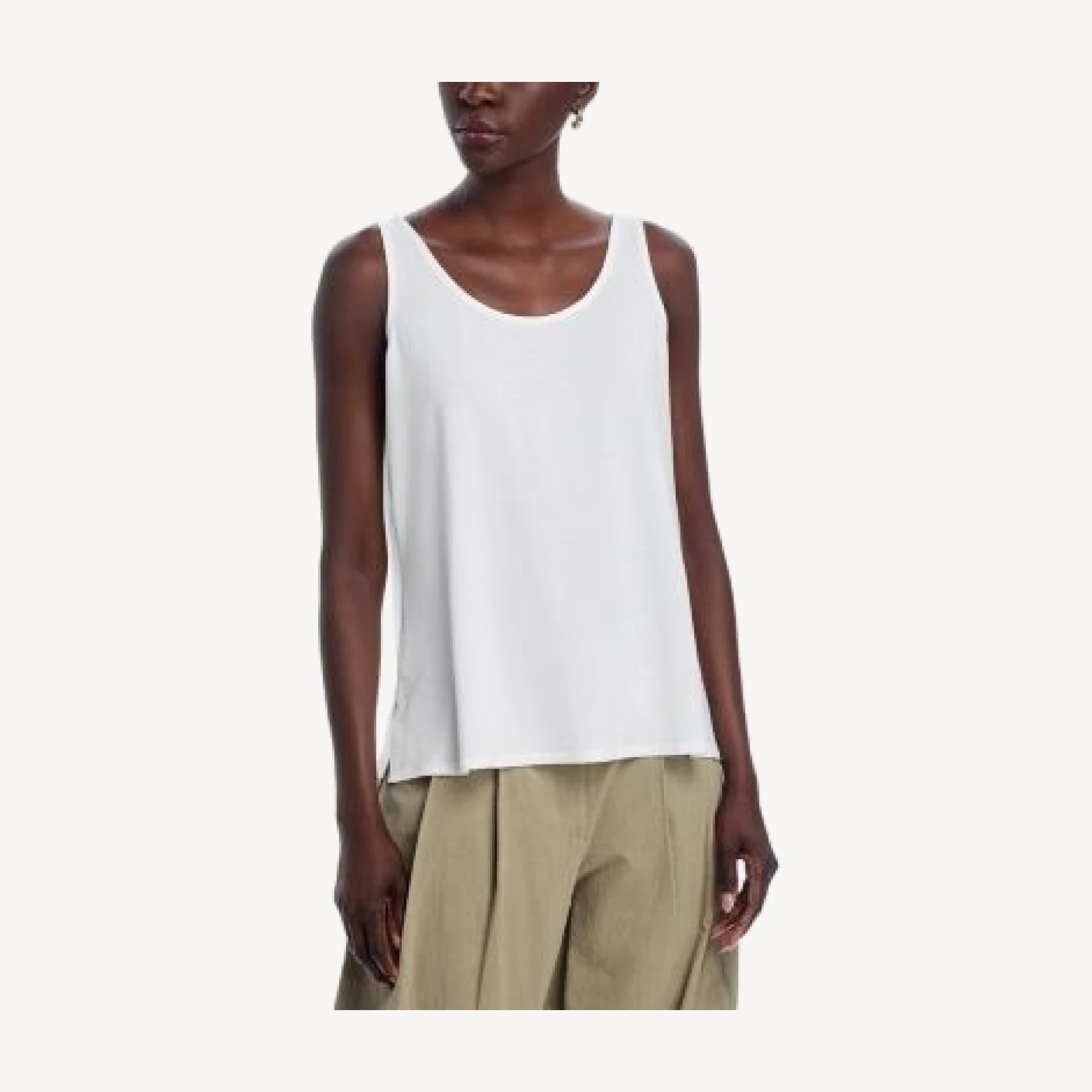 Eileen Fisher Scoop Neck Tank Top
