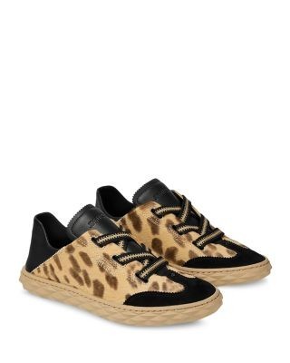 Jimmy Choo Women's Diamond Light Flex Calf Hair Sneakers