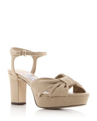 Jimmy Choo Women's Heloise 80 Platform Sandals