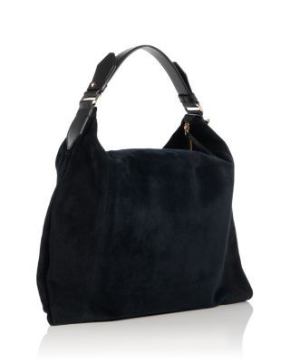 Jimmy Choo Ana Suede Hobo Bag