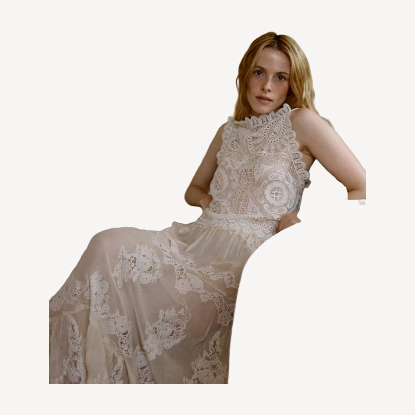 HANDKERCHIEF ANNIVERSARY TOP -- SALT