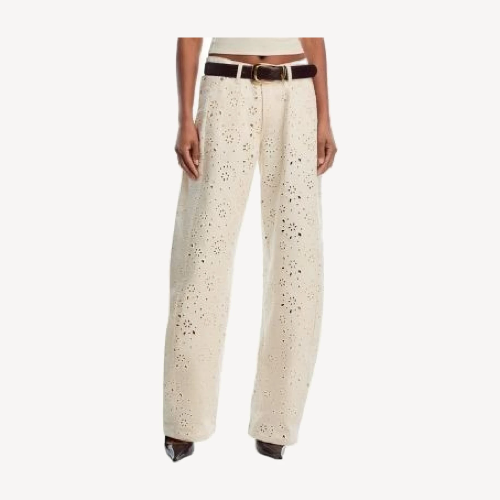 Steve Madden Rori High Rise Barrel Jeans in Sea Mist