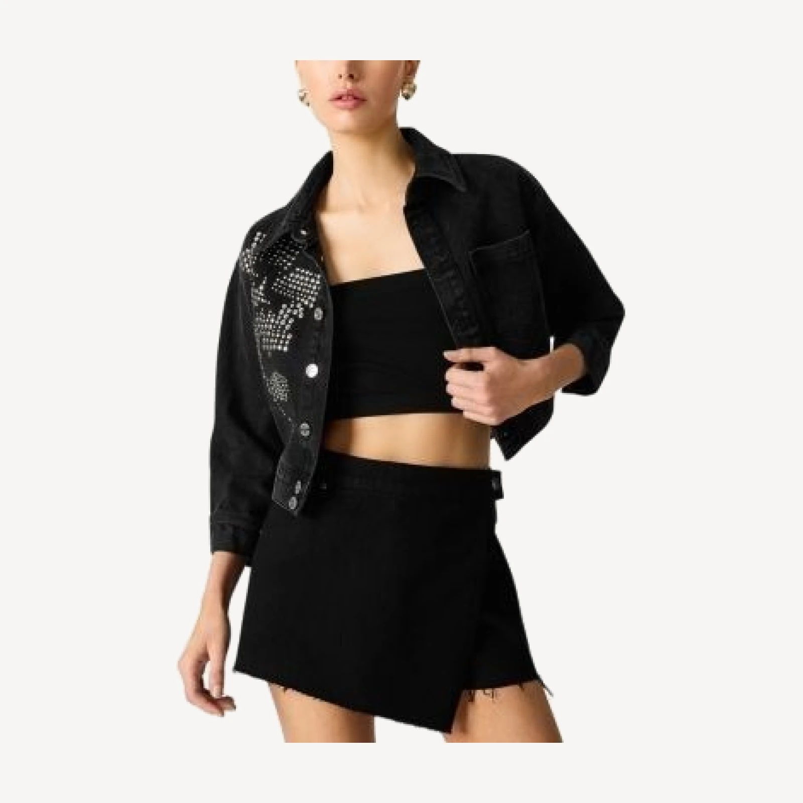 Steve Madden Dove Cropped Jacket