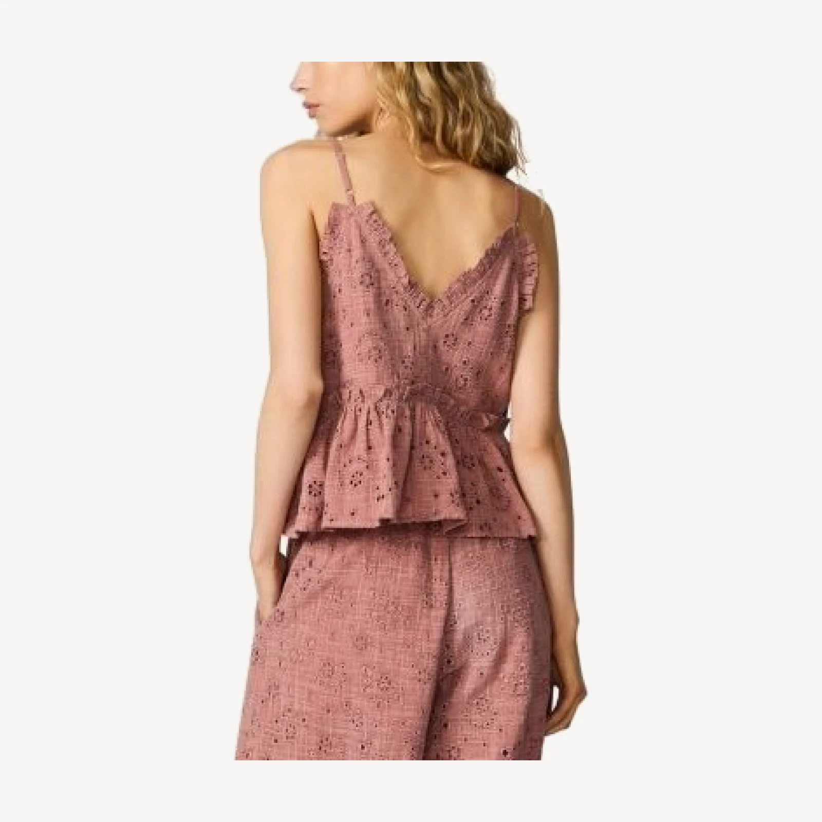 Steve Madden Bryna Eyelet Top
