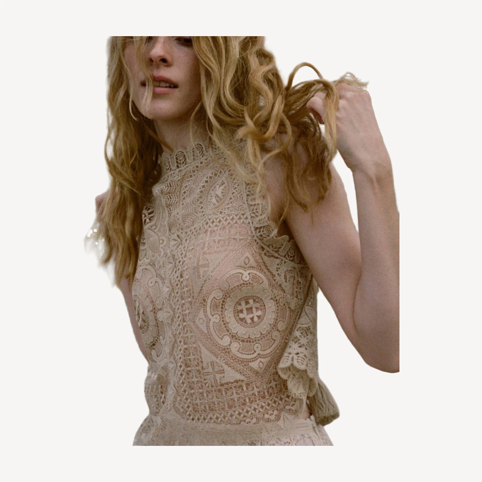 HANDKERCHIEF ANNIVERSARY TOP -- PAILLE