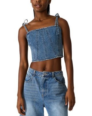 Steve Madden Meaghan Denim Top