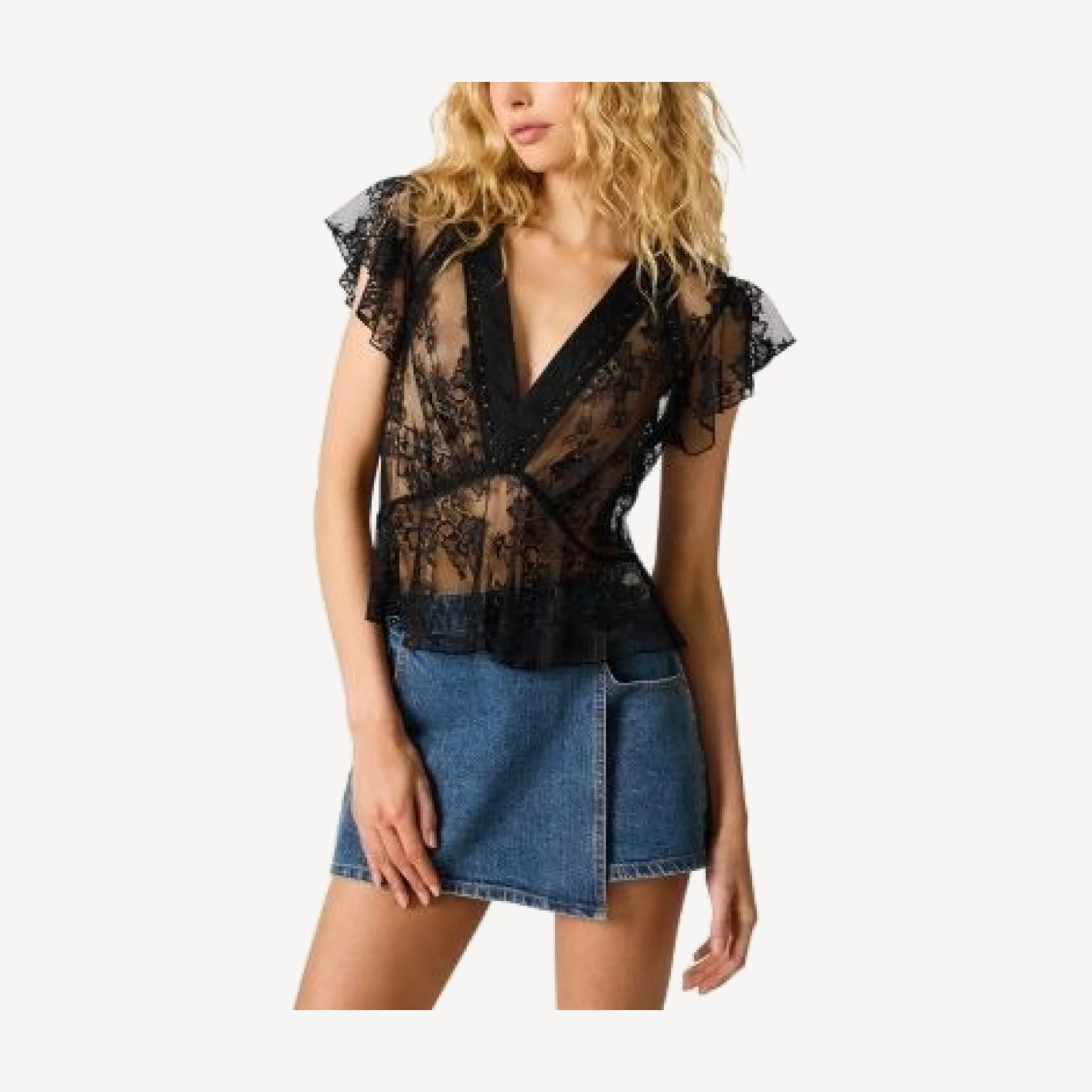 Steve Madden Leyla Lace Top