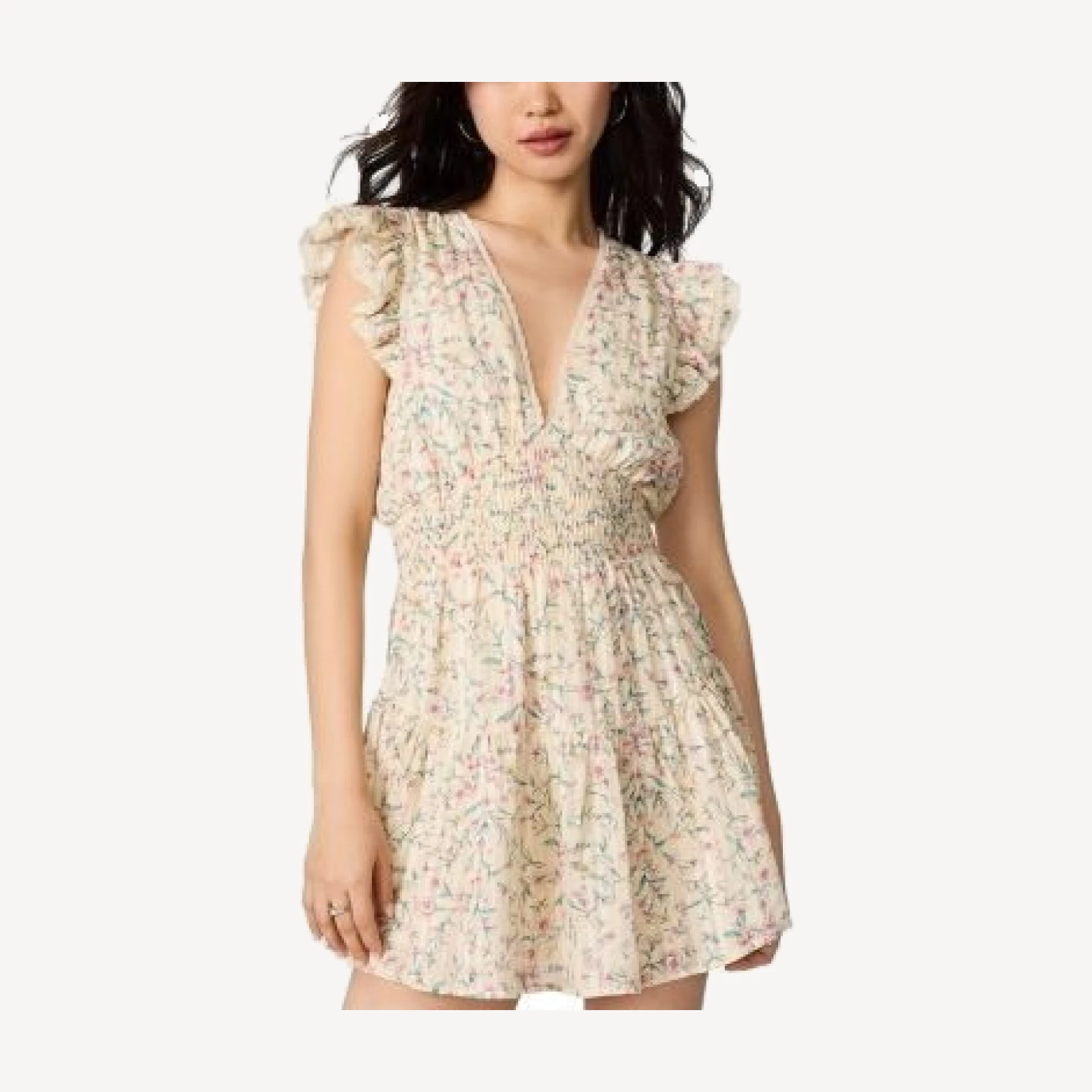 Steve Madden Lucienne Smocked Waist Dress