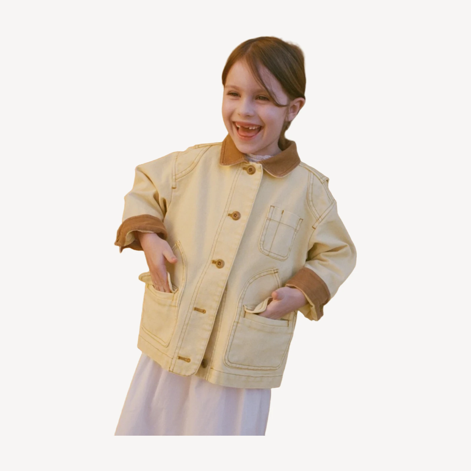 LITTLE PASCUAL JACKET -- STRAW